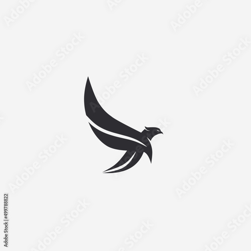 Falcon icon vector design illustration