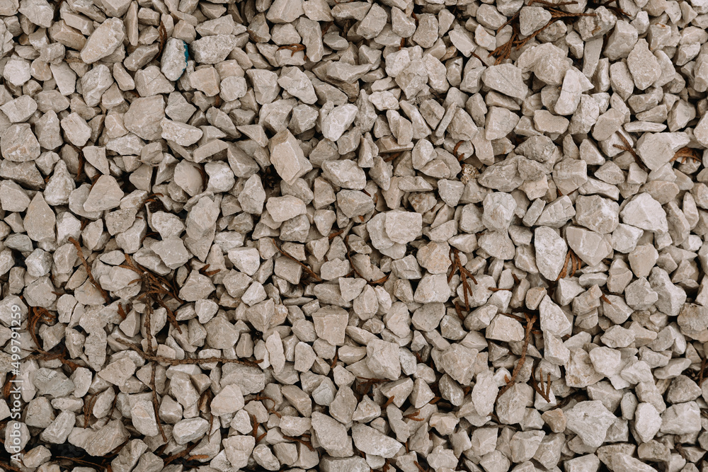 Texture of white stones Texture of white stones