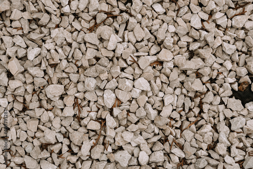 Texture of white stones Texture of white stones
