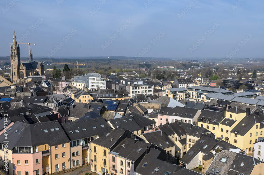 Fototapeta premium Belgique Arlon immobilier ville monument logement paysage