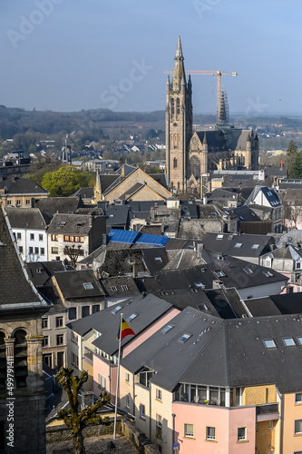 Belgique Arlon point de vue Belvedere Eglise saint Donat Cathedrale saint Martin photo