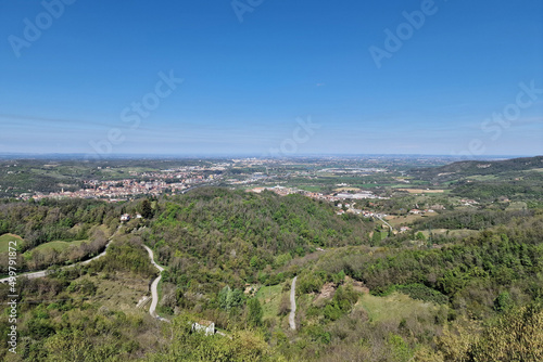 Serravalle scrivia aerial view panorama photo