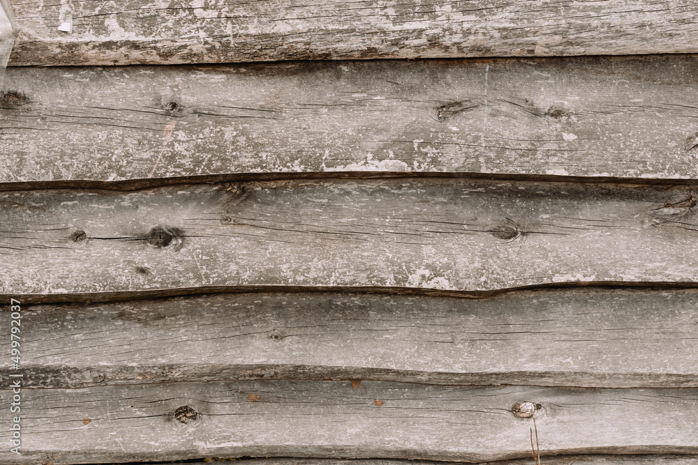 Obraz premium Wall of planks