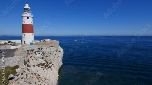 Trinity Lighthouse at Europa Point , Gibraltar