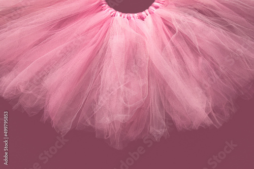 Textured pink tutu photo