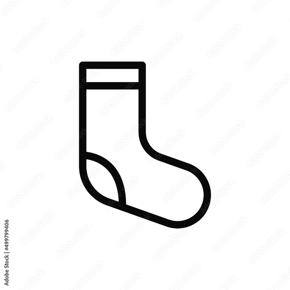 Sock isolated icon design template Sock isolated icon design template