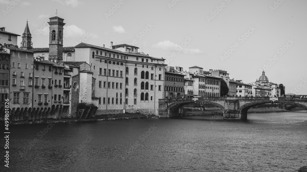 Fototapeta premium old bridge, Florence, Tuscany, Italy