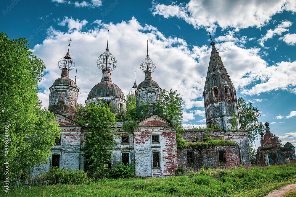 old abandoned Orthodox church