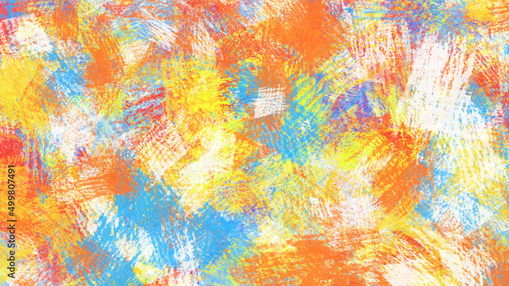 カラフルなラフペイント