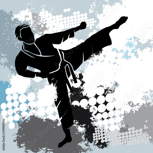 Martial art graphic.
