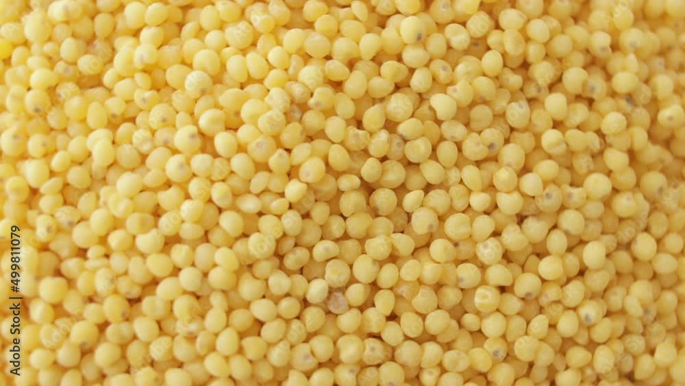 Millet grain close up background, texture. Food Background. Millet grain close up background, texture. Food Background.