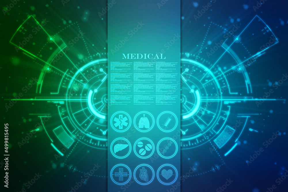 Medical and Health care concept background, Medical Science, Biotechnology concept background Medical and Health care concept background, Medical Science, Biotechnology concept background