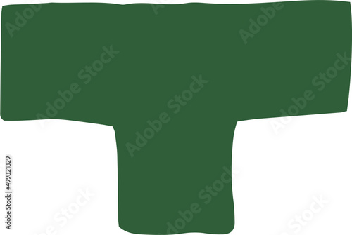 random shape memphis illustration vector