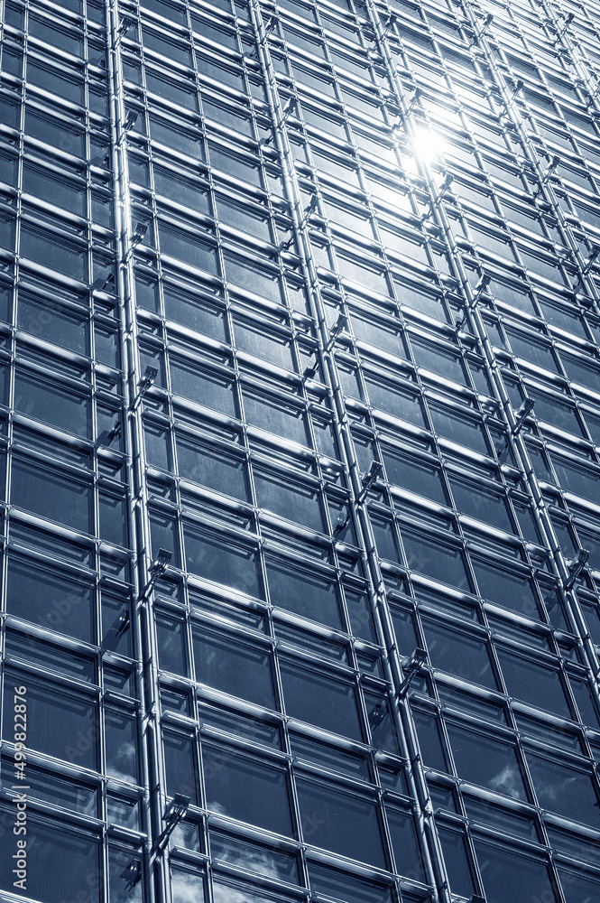 Exterior of modern architecture. building abstract background Exterior of modern architecture. building abstract background