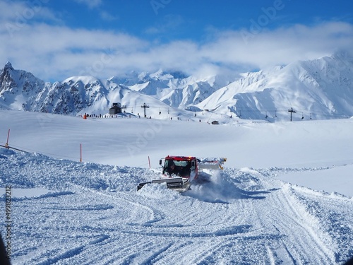 Snow Mountains Landscape