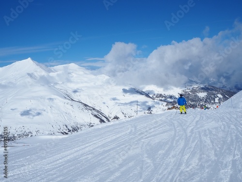 Snow Mountains Landscape