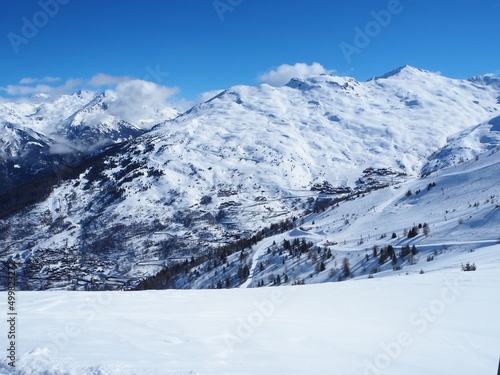 Snow Mountains Landscape