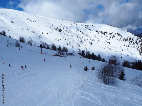 Snow Mountains Landscape