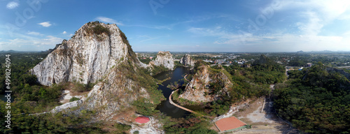 Khao Ngu Stone Park, Ratchaburi Province, Thailand.