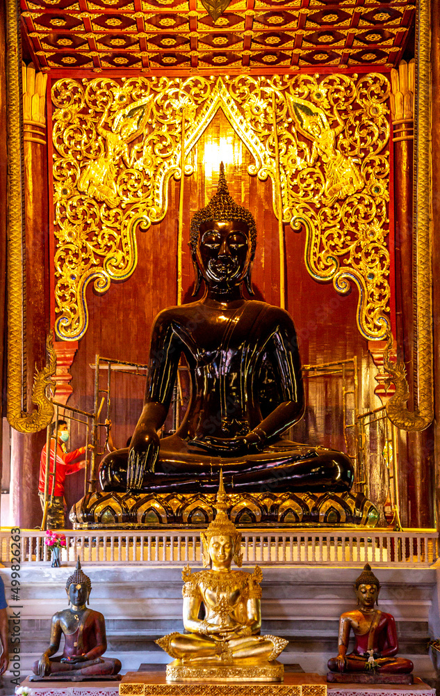 Wat Phan Tao, temple in Old city Chiang Mai, Thailand