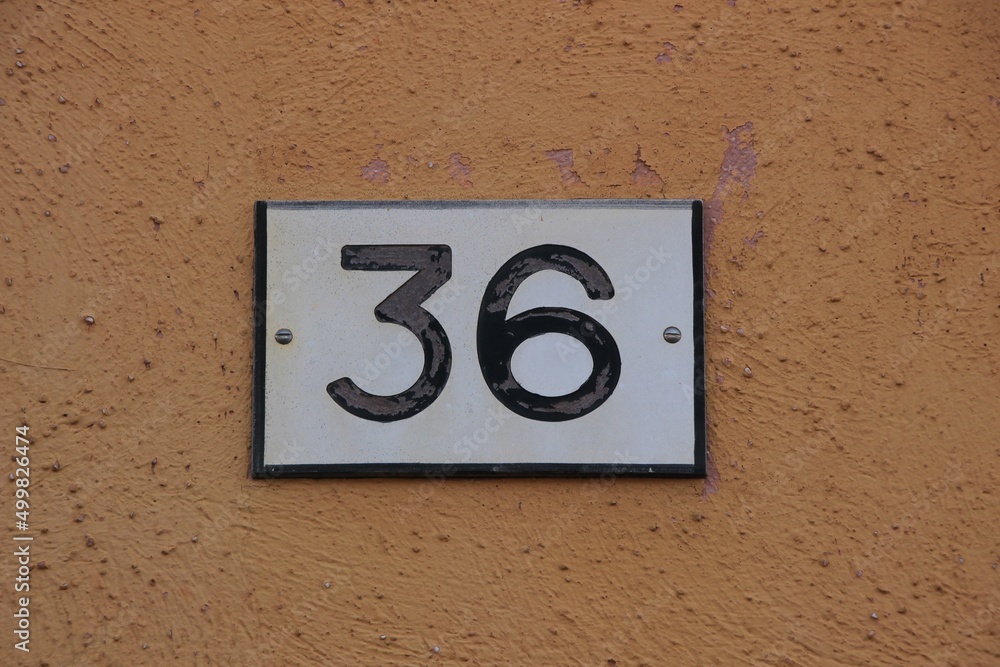 Italy: Road signal ( Number thirty six). Italy: Road signal ( Number thirty six).