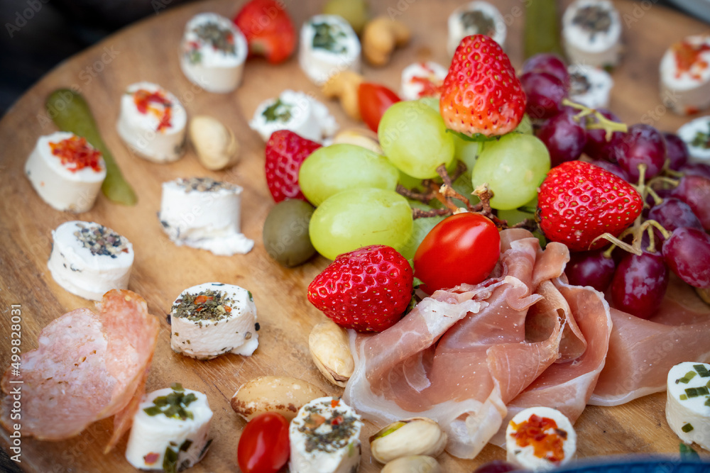 Party Buffet Food Table Healthy Meal Concept. Party Buffet Food Table Healthy Meal Concept.