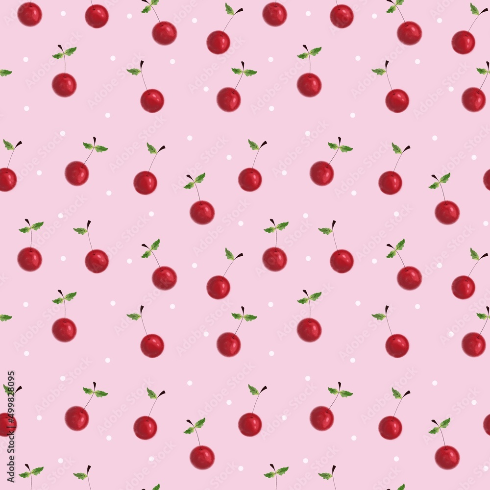 Cherry seamless pattern Cherry seamless pattern