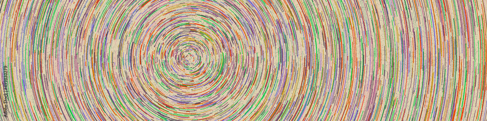 Fototapeta premium Colorful Universe Distribution Computational Generative Art background illustration