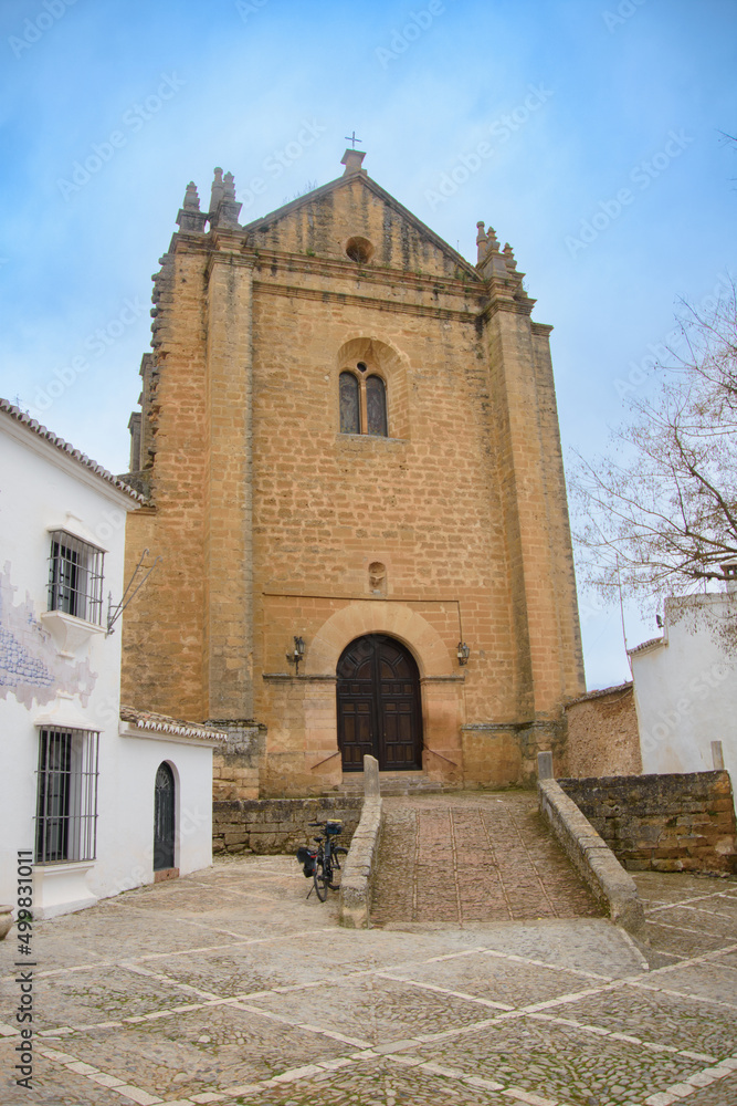 Old church in the Old Town of Ronda in Andalusia, Spain