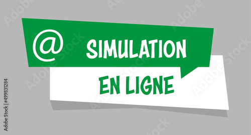 Logo simulation en ligne.
