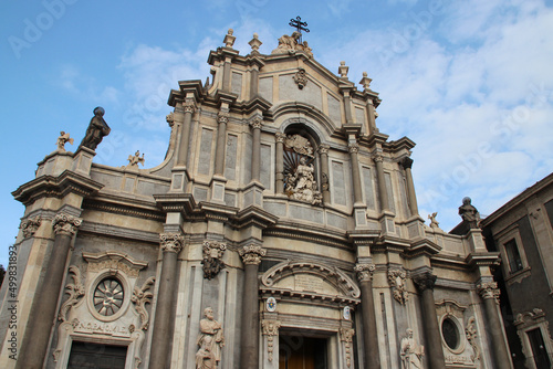 sant'agata cathedral in catania (sicily - italy) 