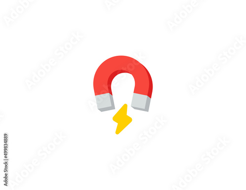 Magnet Vector Isolated Emoticon. Magnet Icon