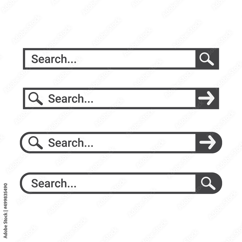 vector illustration of web and smart phone search button template icon. vector illustration of web and smart phone search button template icon.