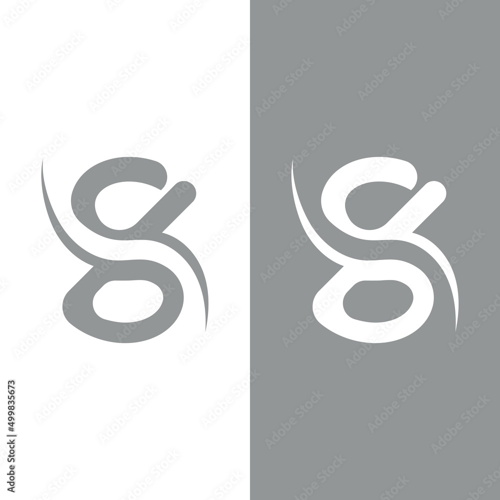 Fototapeta premium Business corporate S letter logo