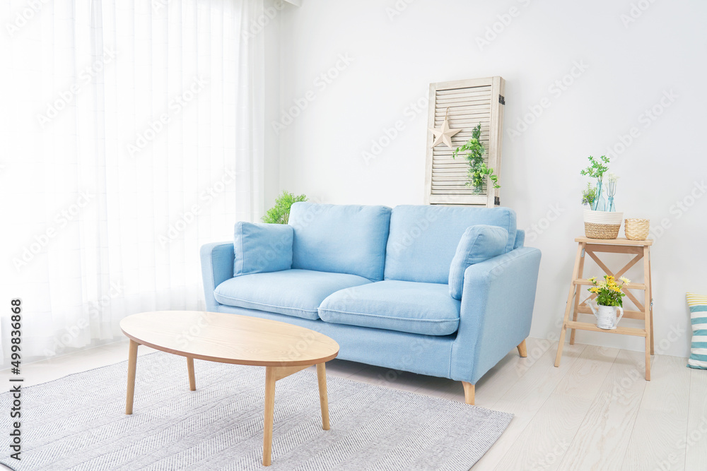 Fototapeta premium リビング風景 無人