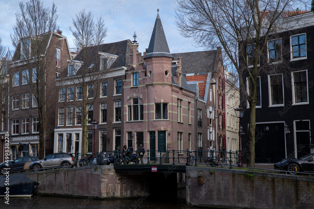 View Beulingsluis Canal At Amsterdam The Netherlands 8-2-2020