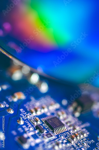 Microelectronic elements for circuit engineering. Background. selective focus