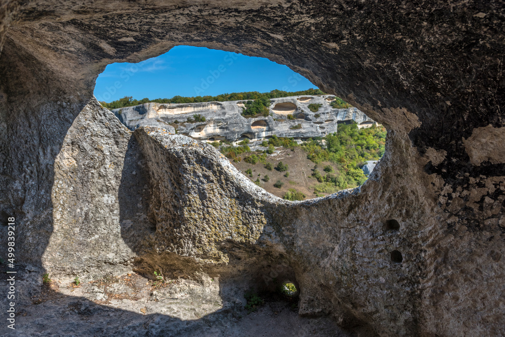 Eski-Kermen is a medieval fortress-city located in  Crimean peninsula