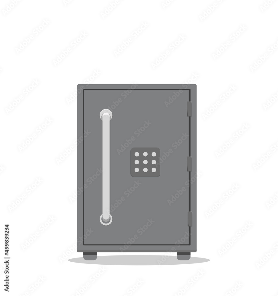 Save vault box full of money vector illustration Save vault box full of money vector illustration