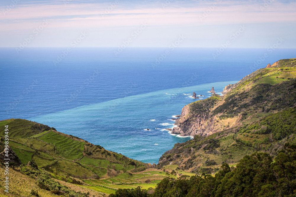 view of the coast of the region sea view of the coast of the region sea
