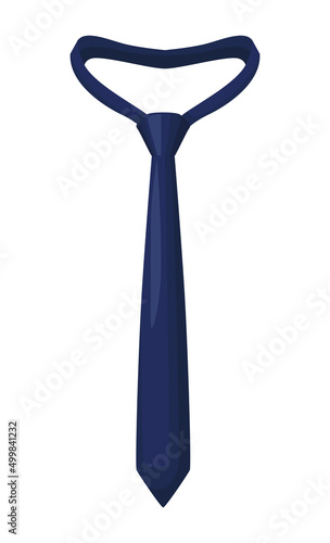elegant blue necktie accessory