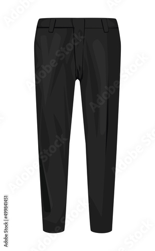 black elegant pants