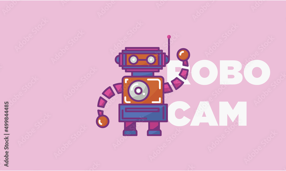Camera and robot character design Camera and robot character design