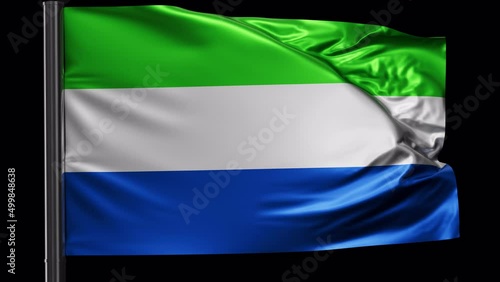 Sierra Leone national flag photo