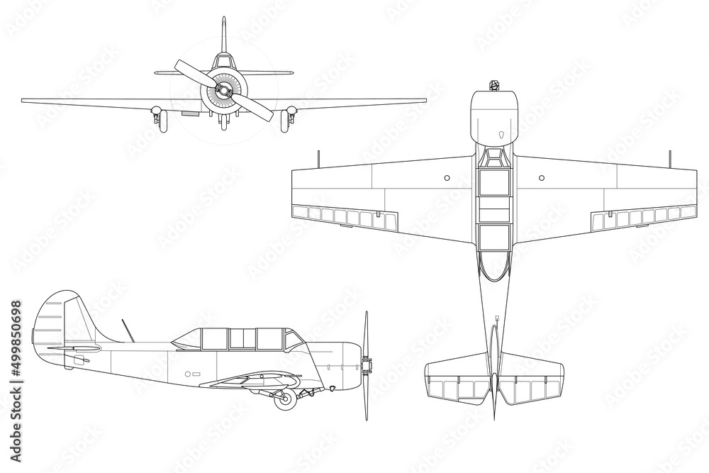 Avión acrobático Yak-52 Avión acrobático Yak-52