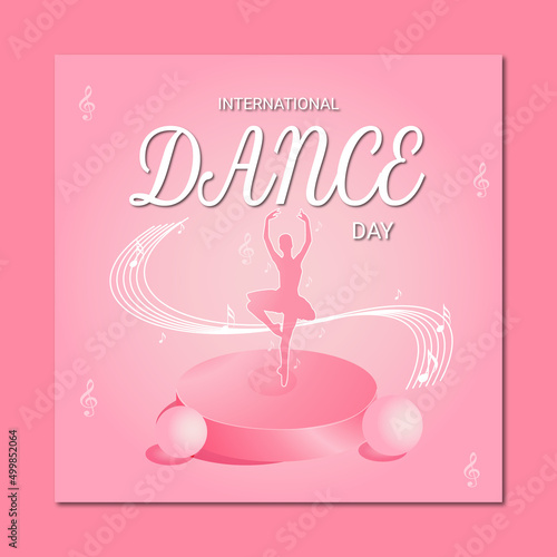 INTERNATIONAL DANCE DAY ILLUSTRATIAON TEMPLATE