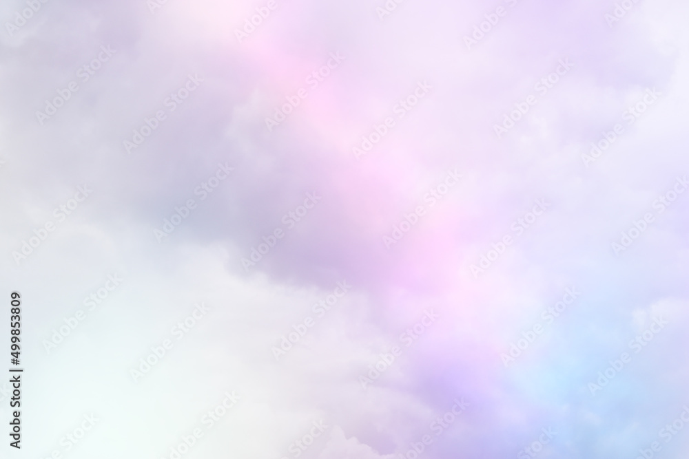 abstract pastel multicolor clouds and sky