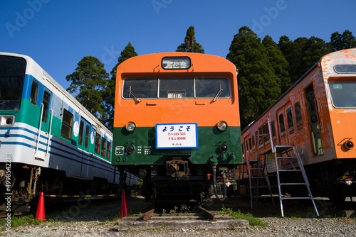 「ポッポの丘」に静態保存している鉄道車両