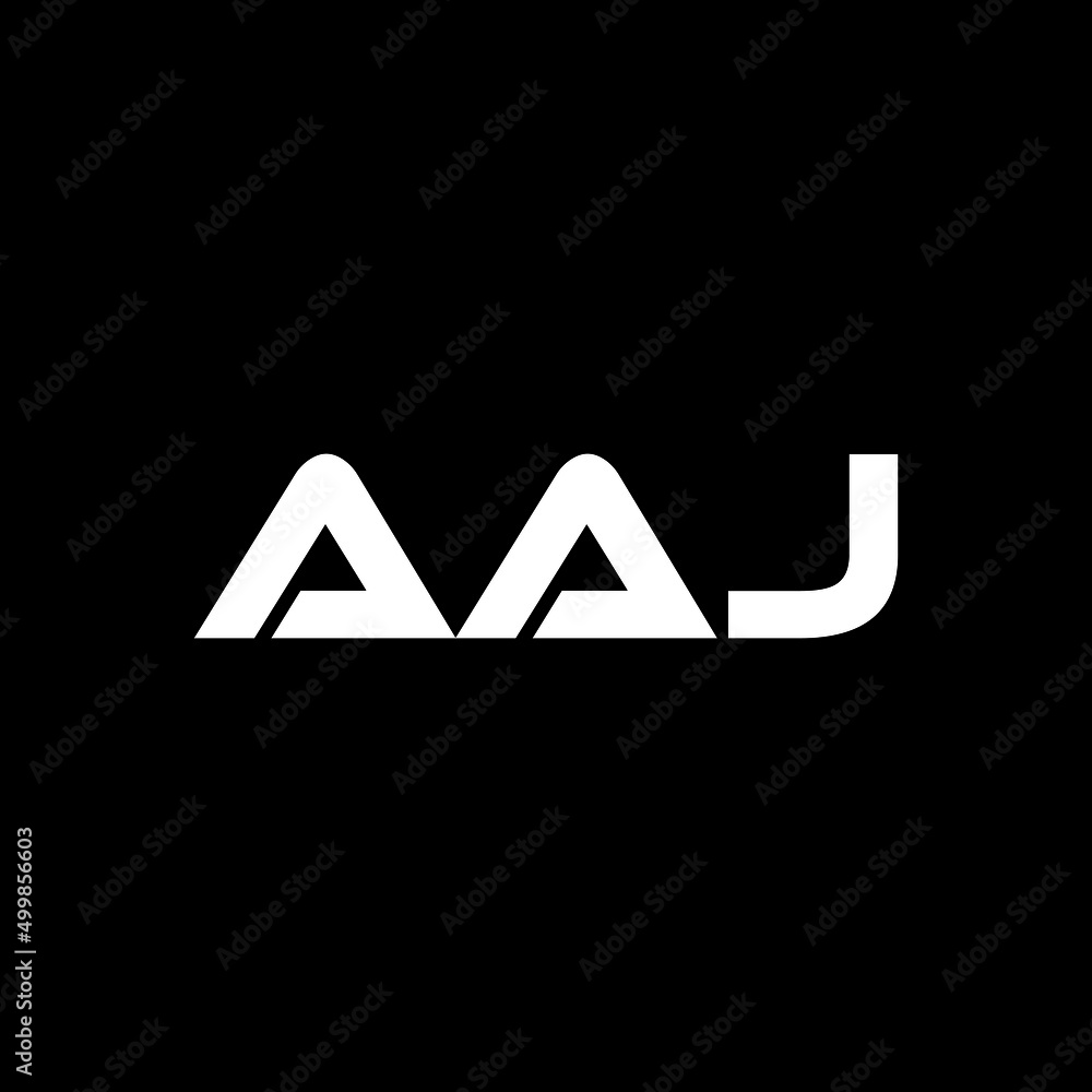 AAJ letter logo design with black background in illustrator, vector logo modern alphabet font overlap style. calligraphy designs for logo, Poster, Invitation, etc. AAJ letter logo design with black background in illustrator, vector logo modern alphabet font overlap style. calligraphy designs for logo, Poster, Invitation, etc.