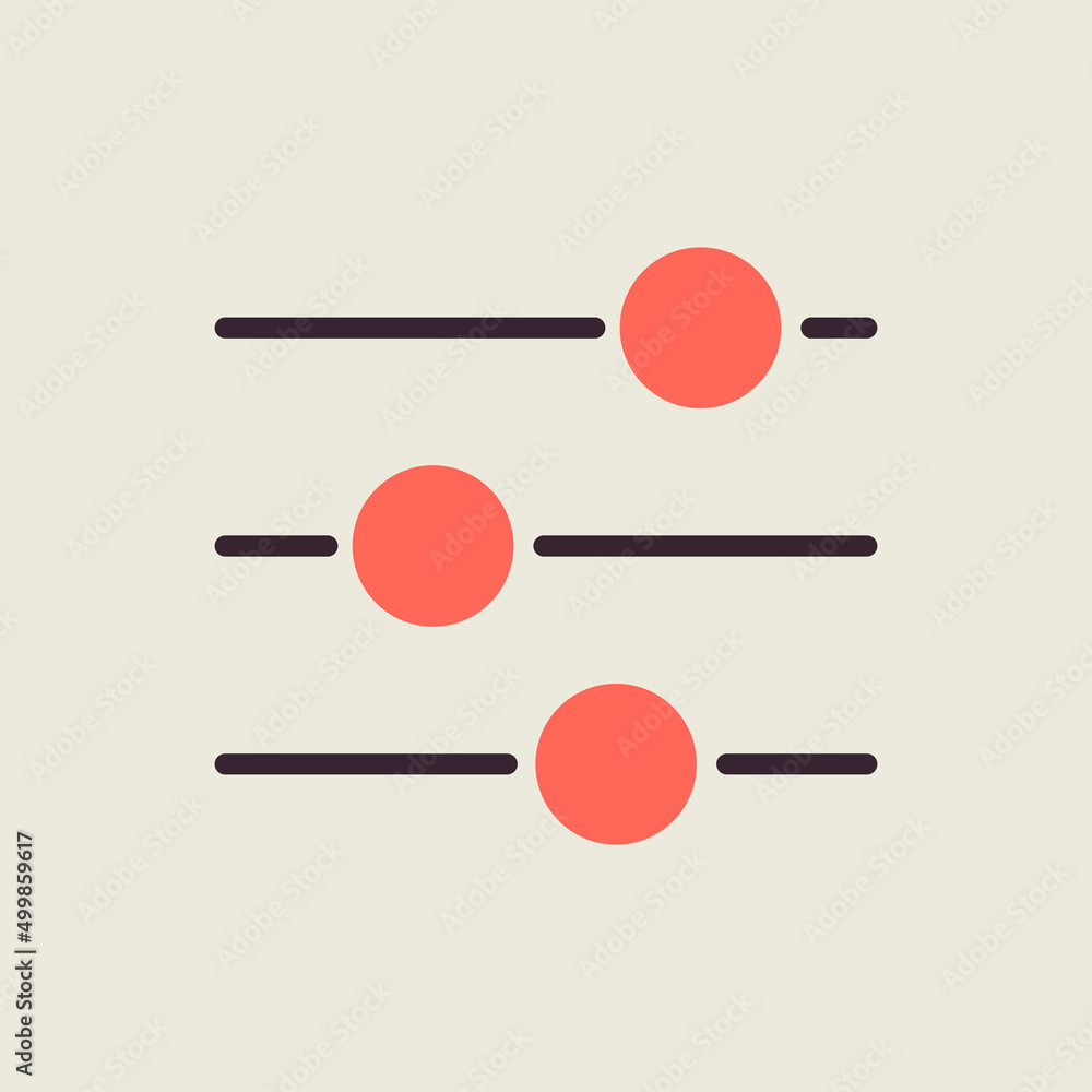Equalizer vector icon. Music sound wave symbol Equalizer vector icon. Music sound wave symbol